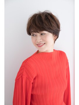 ラフ フロム ガーデン(Laf from GARDEN) 加藤貴大40代オススメショートパーマスタイルとハイライトカラー