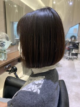 シェル 国分寺(shell) 切りっぱなしワンレングスボブ☆