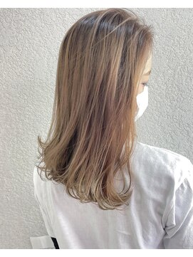 アジールヘア 所沢プロペ通り店(agir hair) バレイヤージュベージュ