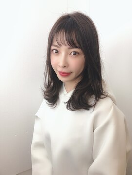 シャメル(Chamel) 外ハネひし形レイヤースタイル◇髪質改善◇シースルーバング