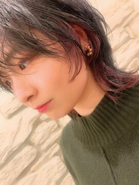 ヘアメイク ポルテ(HAIR MAKE PORTE) ウルフレイヤー×インナーカラー