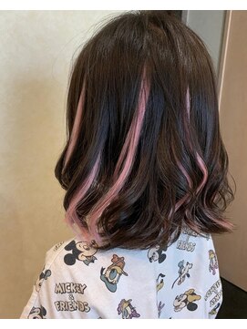 レーヴ ヘアー シエル(Reve hair ciel) ハイライトシールエクステピンク♪１０代/２０代/３０代