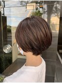 丸みショート