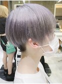 前下がりショートボブ/ハンサムショート/耳掛け/ツーブロック