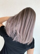 リード バイ ラグーン(LEAD by LAGOON)&nbsp;バレイヤージュグレージュハイライトダブルカラーケアブリーチ