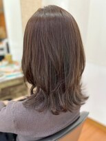 アークスヘアー&nbsp;大人かわいいモカベージュナチュラルロブヘアー美肌