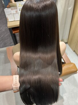 テラスヘア 新潟駅南(TERRACE hair) 【艶髪】くすみ感たっぷりオリーブグレージュ