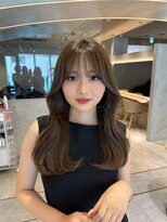 ロンド ストラーダ 心斎橋(Lond strada)&nbsp;くびれヘア×アプリコットオレンジ×美髪［髪質改善/縮毛矯正］