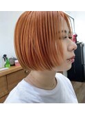 yellowオレンジボブ