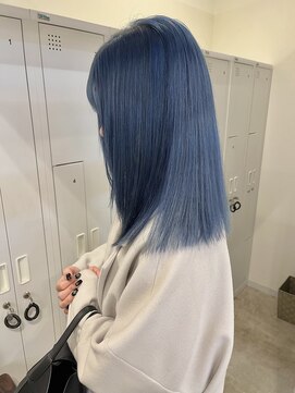 カノエ 松江東津田店(canoe) アクアブルー&髪質改善トリートメント