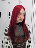 リル 溝の口(LiL) Red × Black Umbrella Color