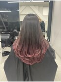 ラベンダーピンクグラデーションカラー