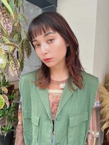 ルービック なかもず(Rubik's)&nbsp;ウルフ/髪質改善/ウェットヘア/オレンジベージュ