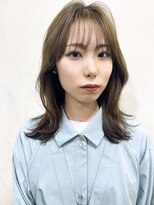 アンメリーアン(Ann merry ann)&nbsp;インナーカラー艶髪ネイビーグレーアッシュ大人美人