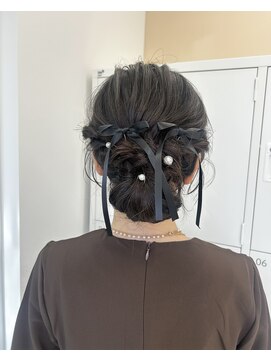 ジーナ 天王寺(Zina) お呼ばれヘア/シニヨン