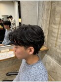 ニュアンスパーマ/スペインカール/スパイキーショート/守谷