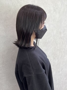 ザラフター ザブリーチ 新下関(the laughter/The bleach) 外ハネミディボブ