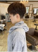 大人可愛いショートボブ白髪ぼかし20代30代40代/大分