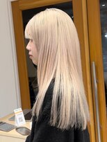 スタン 渋谷(Stam)&nbsp;ハイトーンベージュミルキーブロンドケアブリーチカラー渋谷駅