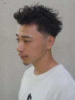 グラッシー(GLASSY) 仏陀パーマ BUDDHA ×テーパーフェード