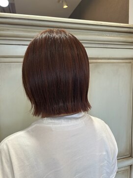 グローリープラス(Glory+plus) 外はねボブ×ジンジャーオレンジ