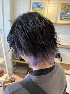 ヴァンメンズ(VAN MEN'S) インナーパープルマッシュウルフ