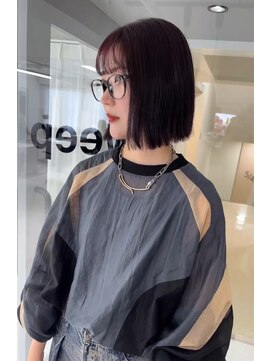 スウィープ(sweep) ボブ×ラベンダー