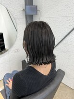 ビーヒアナウ N゜03 金沢駅西店(BE HERE NOW) 外はねボブ×シアーグレージュ