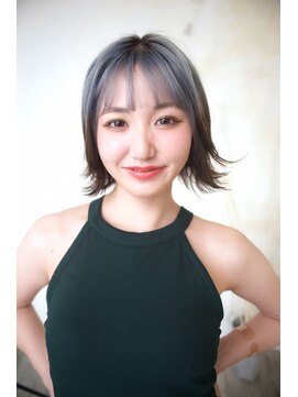 グランアージュ ネオ 船橋北口店(grandage neo) ウルフレイヤー/ダブルカラー.アッシュグレー/髪質改善 船橋