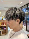 ホワイトメッシュ×ツイスト