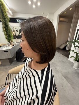 結べる艶髪伸ばし中ボブヘアー☆圧倒的技術のボブヘアー