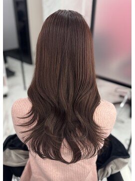 レイヤーカット/ボルドーカラー/韓国アイドル風カラー