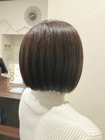 フェリーク ウジヤマダ(feerique UJIYAMADA)&nbsp;お手入れ楽ちんなボブスタイル/ブラウンカラー♪