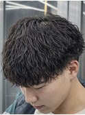 細かめ縦落ちツイストスパイラルパーマ