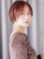 カバーヘア 上尾西口店(COVER HAIR)&nbsp;ワインレッド似合わせカット抜け感丸みショートZ上尾20代30代