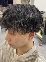ナム 錦糸町(NAM)&nbsp;MEN'S HAIR/ブルーブラック/フェザーパーマ/錦糸町