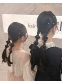 玉ねぎツインテール／梅田ヘアセット