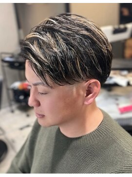 リア(Li'a) ハイライト/テーパーフェード/メンズカラー