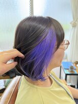 ポタム 東中野(potamu)&nbsp;青み紫インナーカラー