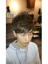 クラッキ ヘアークリエイション(CRAQUE hair creation) ツーブロック＆ツヤカラー　軽めのマッシュスタイル！！