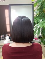 ルーミールーム(RoomieRoom)&nbsp;【ビフォア＆アフター】艶サラミディアムボブスタイル30代40代