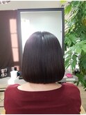 【ビフォア&アフター】艶サラミディアムボブスタイル30代40代