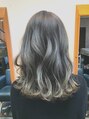 ヘアーサロンダイスリテイク(HAIR SALON DICE retake)&nbsp;ブリーチ数回必要です！グレーアッシュカラー