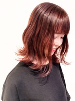 リトルカモジマ バイ ヴィーヴル(little kamojima by BIVRE)&nbsp;ピンクベージュ × フェザー外ハネ by shiho