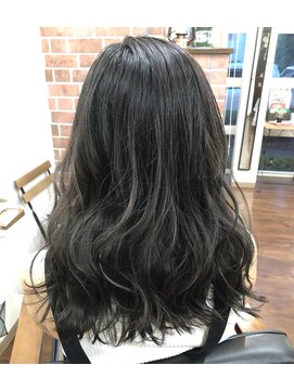 リズ オブ ヘアー(Lis of hair) グラデーションカラー☆ダークグレー
