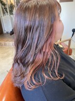 モカ ヘアーデザイン(moca HAIR DESIGN)&nbsp;ブリーチ必須！ピンクのインナーカラー