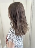 透明感ハイライトカラー×グレーベージュ♪