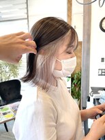 リシュール イオンタウン豊中緑丘店(RICHOUR hair produce) イヤリングカラーパールホワイト