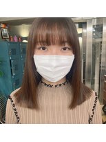 ギフトサニーサイド(gift sunny side)&nbsp;鎖骨下のぱつっとミディアム＊