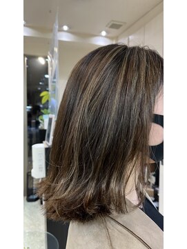 エイチ エアー ダヴ H air DAV調布北口 ハイライト スモーキートパーズ